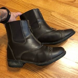 Moretta brown leather paddock riding boots size 6